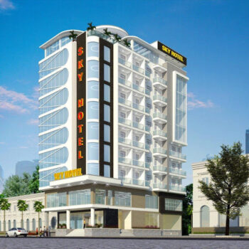 Toà nhà khách sạn 3 sao Sky Hotel - Dự Án 02