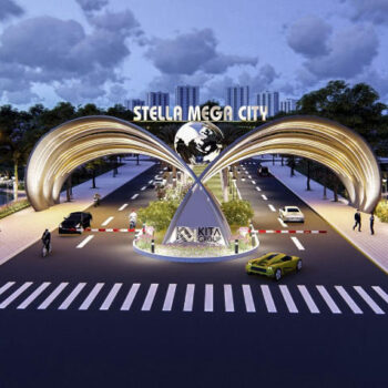 Cổng chào dự án Megacity - Dự Án 38