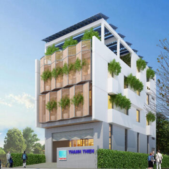 THIẾT KẾ - XÂY DỰNG TÒA NHÀ THIÊN THANH QUẬN 2 - TP HCM NHÀ THÉP TIỀN CHẾ