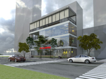 Quán Coffee Sơn Nhà Thép Tiền Chế - Dự Án 14