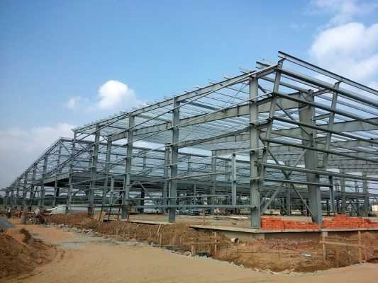 Kết cấu thép nhà xưởng tiền chế
