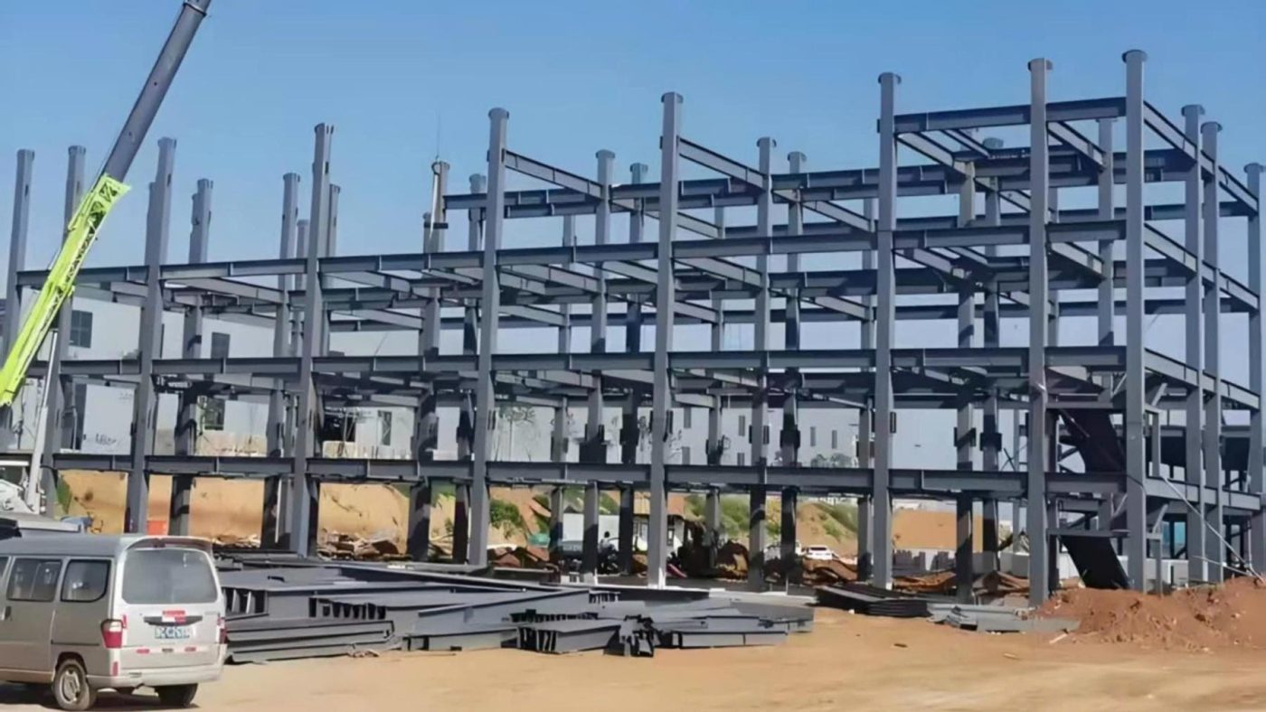 Nhà tiền chế 2 tầng