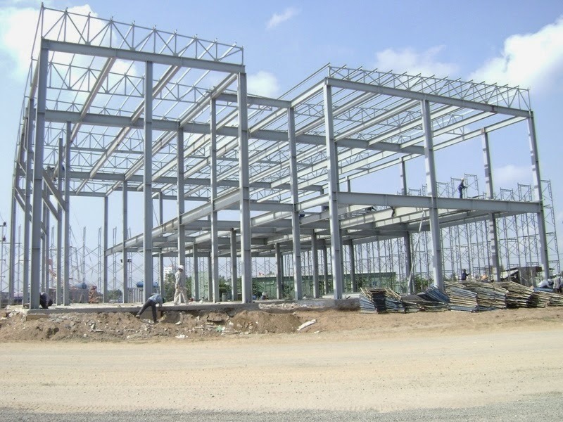 Chi phí xây dựng nhà khung thép 2 tầng giá rẻ 2 Nhà khung thép