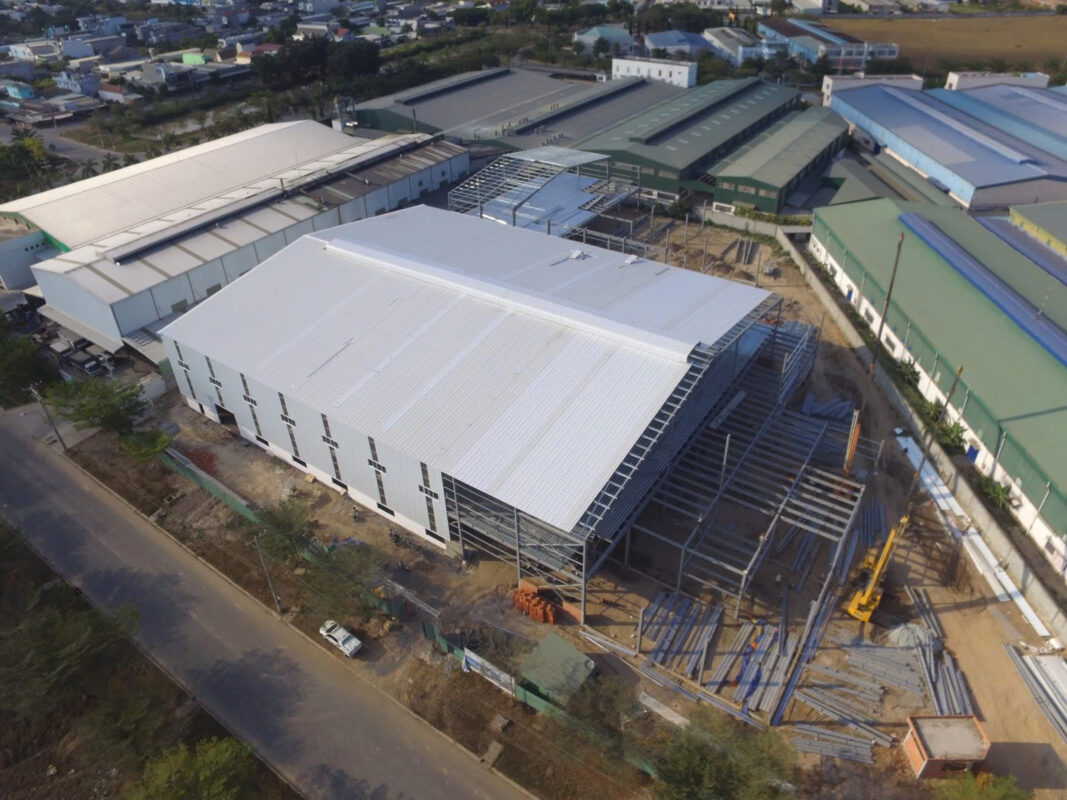giá nhà xưởng tiền chế cùng quy trình thi công chuyên nghiệp tại Biên Hoà