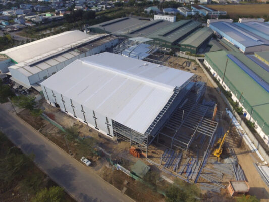 giá nhà xưởng tiền chế cùng quy trình thi công chuyên nghiệp tại Biên Hoà