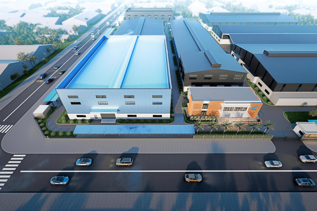 Nhà thép tiền chế VTCONS giải pháp tối ưu cho nhà máy hiện đại