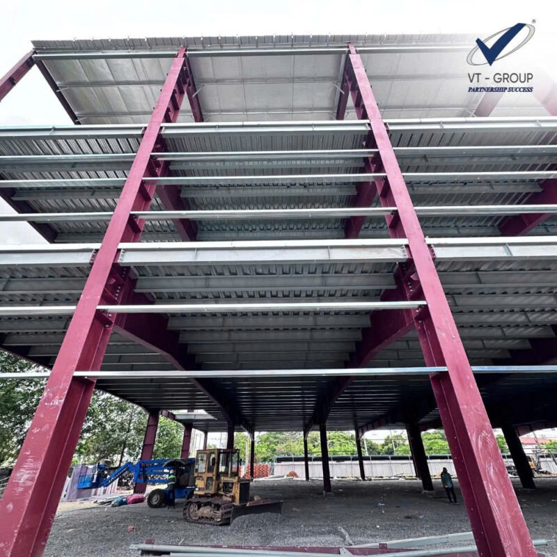 Công trình xây dựng nhà xưởng 