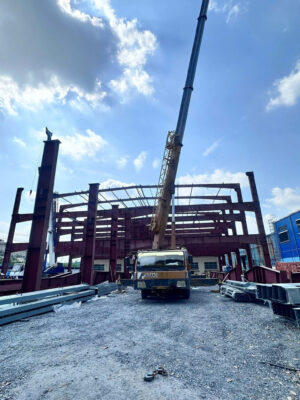 Kiểm soát chất lượng thép nguyên liệu là ưu tiên hàng đầu của tổng thầu nhà thép VTCONS.