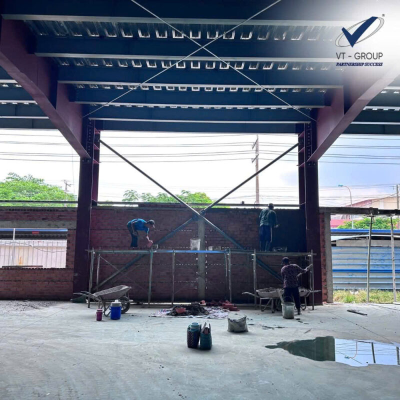 VTCONS – Nhà thầu xây dựng công nghiệp chuyên thi công kết cấu thép dân dụng bền vững.